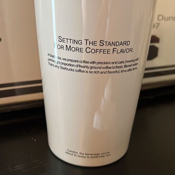 Giant XXL Starbucks Cookie Jar Ceramic Tumbler With Lid - Picture 3 of 12